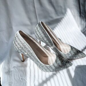 Brand new, glittery heels
